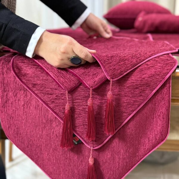 Purple sofa fronts (Four pieces)-set | Coffee table | Makue