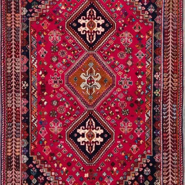 Handmade carpet - New weave - Shiraz, 3 bergamot design