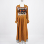 Traditional Embroidered Dress-فستان بتطريز تقليدي